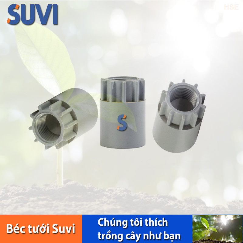 Nối 21mm ren trong 21mm pvc bb n 21 rt 21