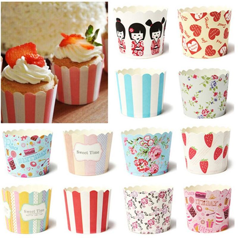 BỘ 200 LY GIẤY CUPCAKE CỨNG