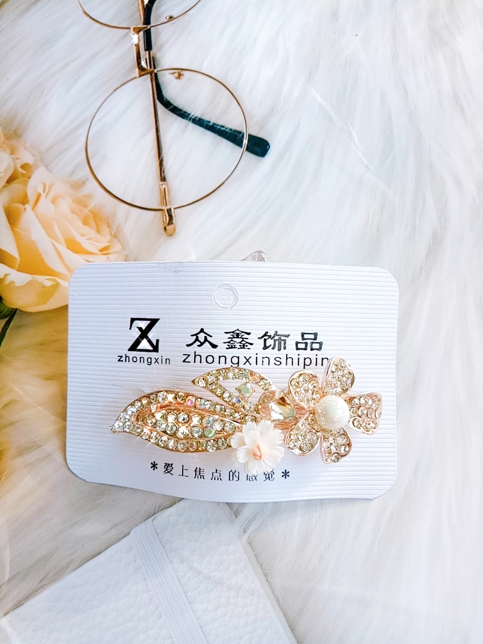 [HCM]Kẹp tóc đính đá lấp lánh(kẹp nửa tóc)