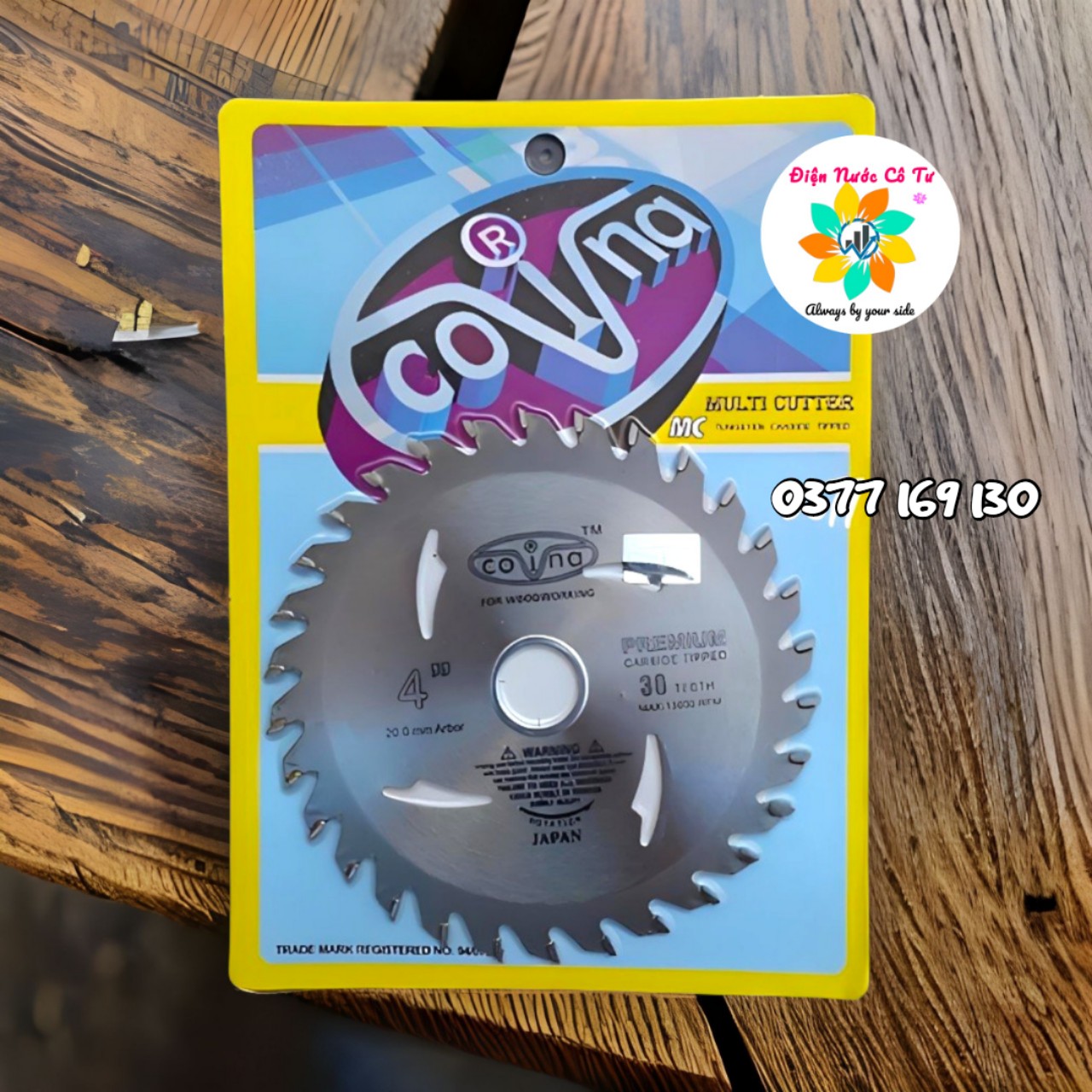 Lưỡi cắt gỗ cắt nhôm 1 tấc Covina
