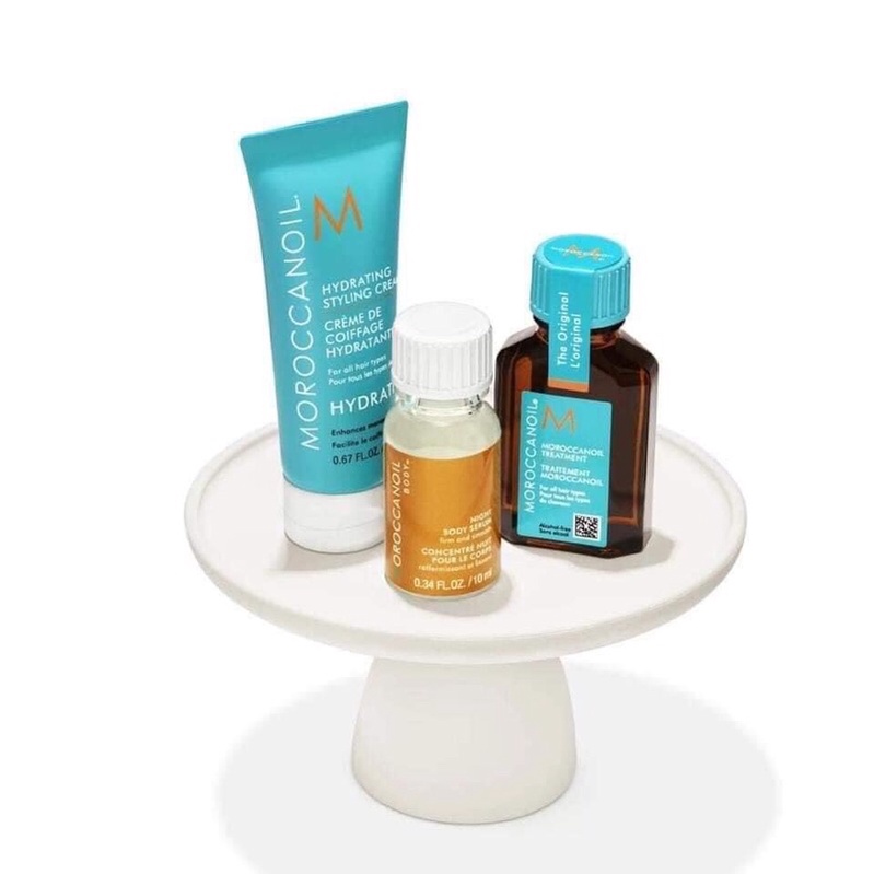 [100% AUTH] Set Dưỡng Tóc và Body Minisize 3 Món Moroccanoil