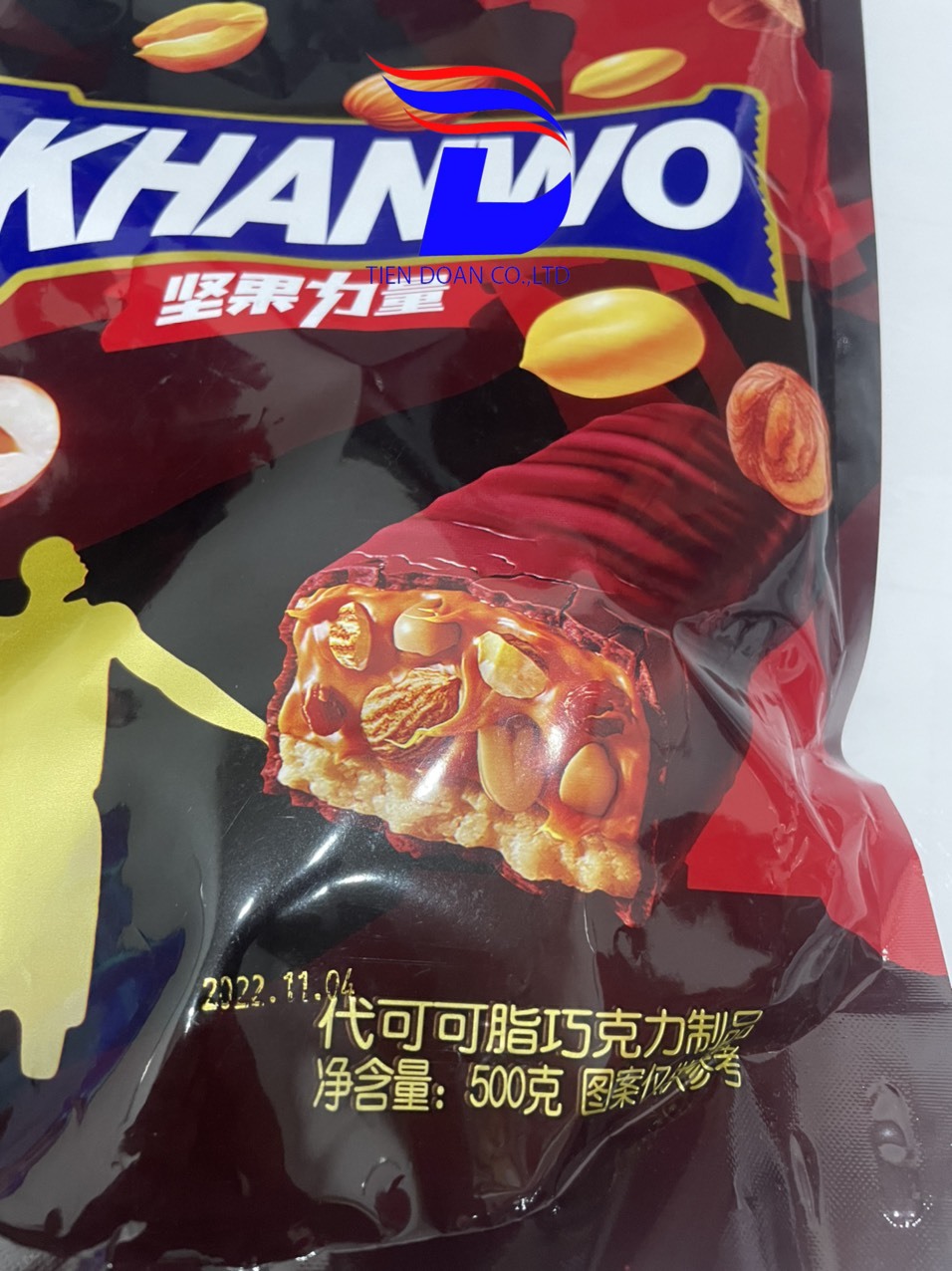 Kẹo socola hạnh nhân KHANWO hàng nhập khẩu