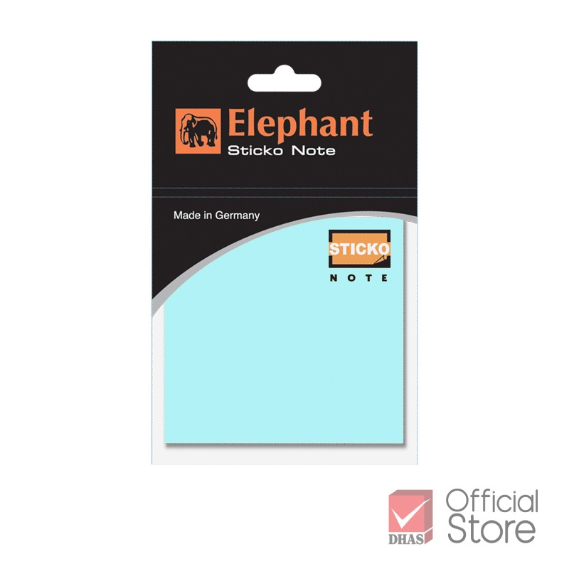 Giấy note, giấy ghi chú 3x3cm Elephant (Thái Lan)