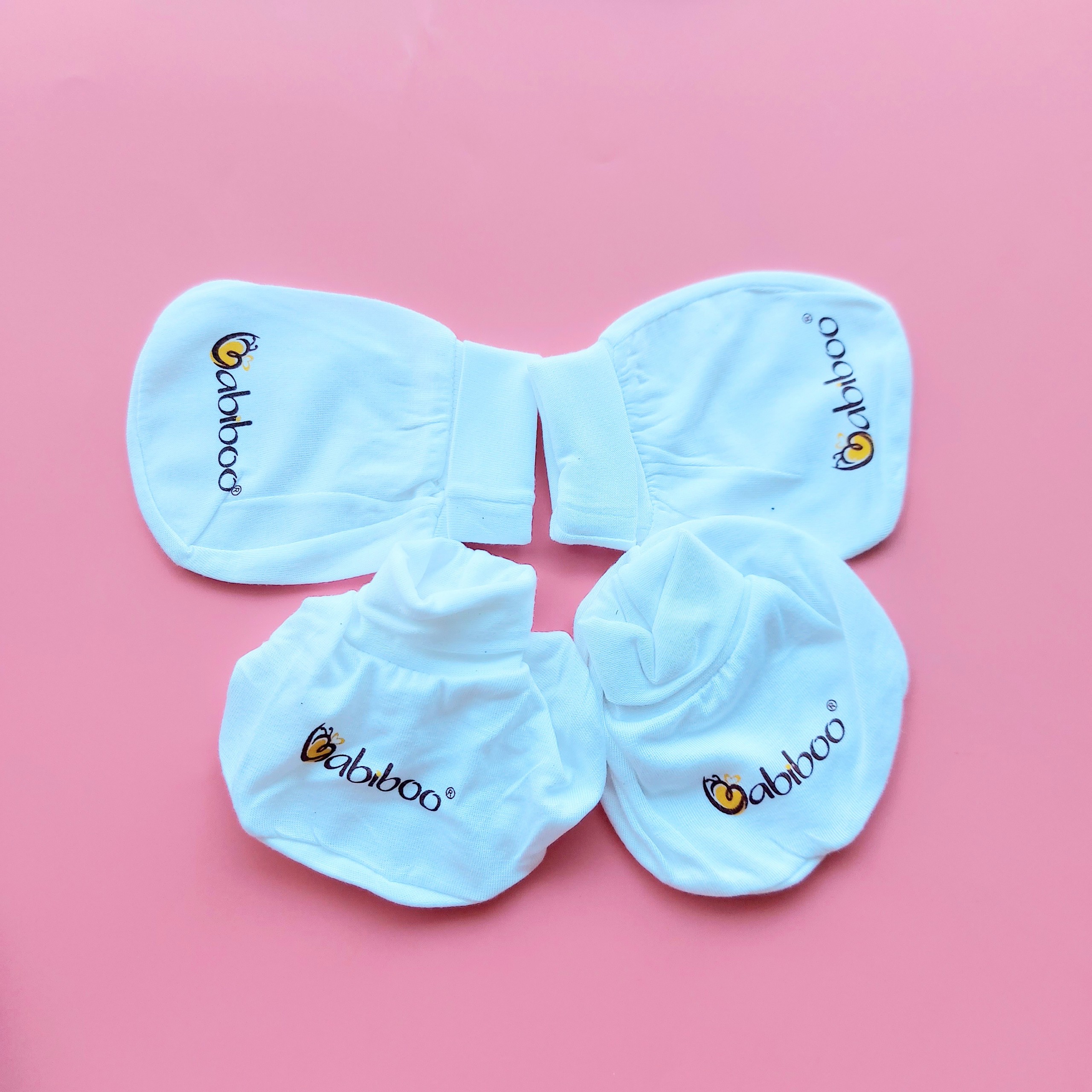 Bộ bao tay chân cho bé BABIBOO - BB84