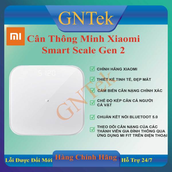 [CHÍNH HÃNG XIAOMI] Cân sức khỏe điện tử thông minh Xiaomi Mi Smart Scale Gen 2 cao cấp