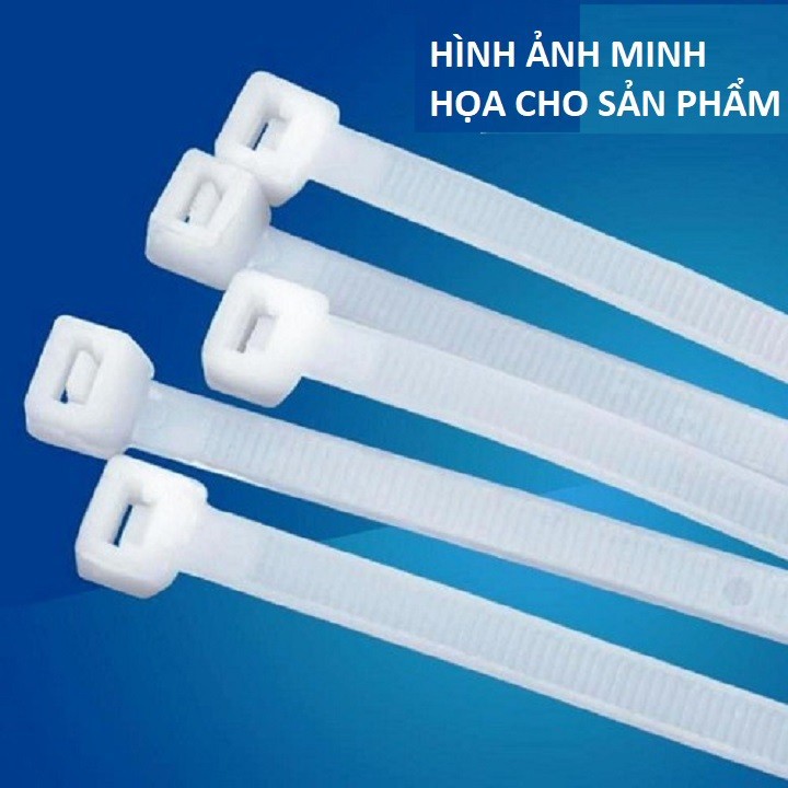 One pack. 100mm white plastic drawstring. Fg066