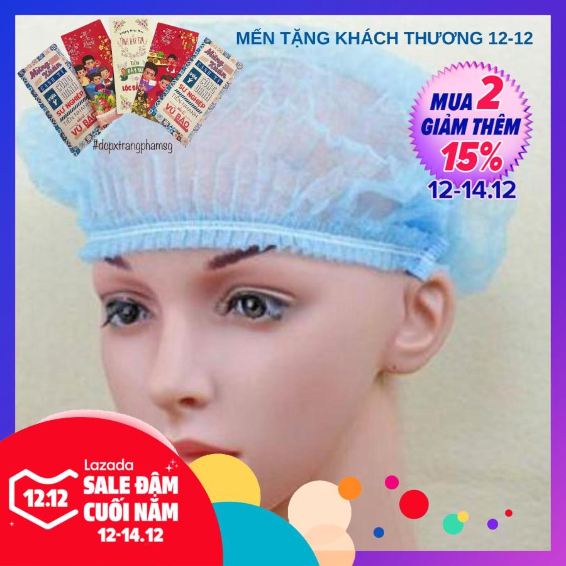 [HCM]Mũ trùm y tế - dụng cụ phun xăm