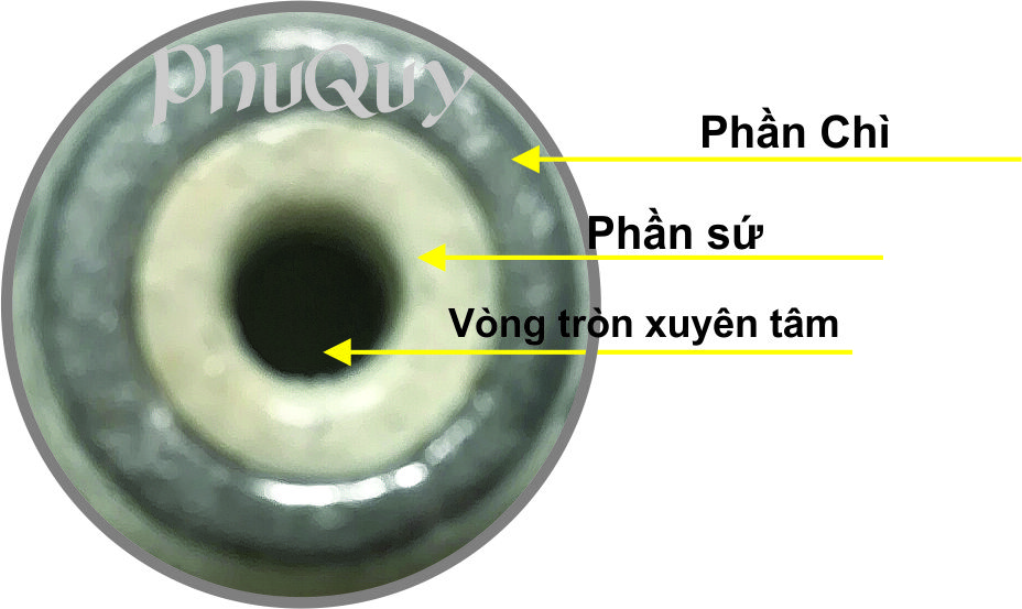 5 viên Chì Sứ Câu Mè