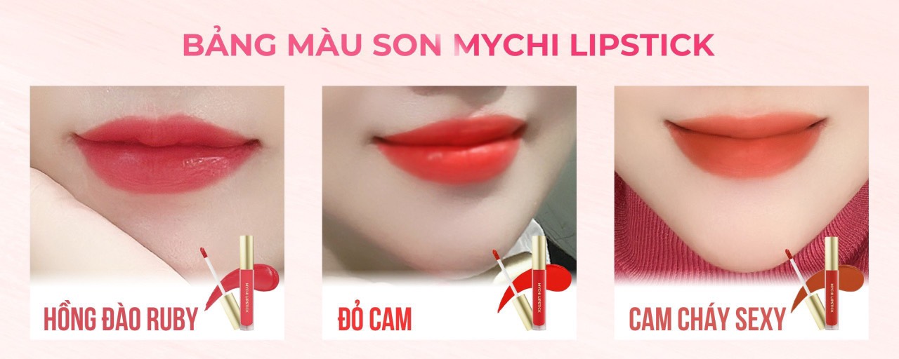 Son Mychi - son môi Mychi - Son kem lỳ Mychi