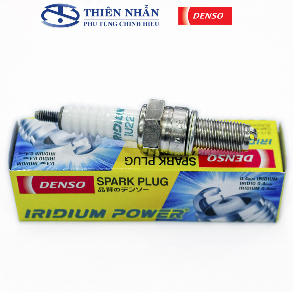 Bugi DENSO Iridium IU22 xe PCX, Air Blade 110, Spacy 125, Lead 125, Wave S 100, Wave RSX 110, Future Neo, Luvias