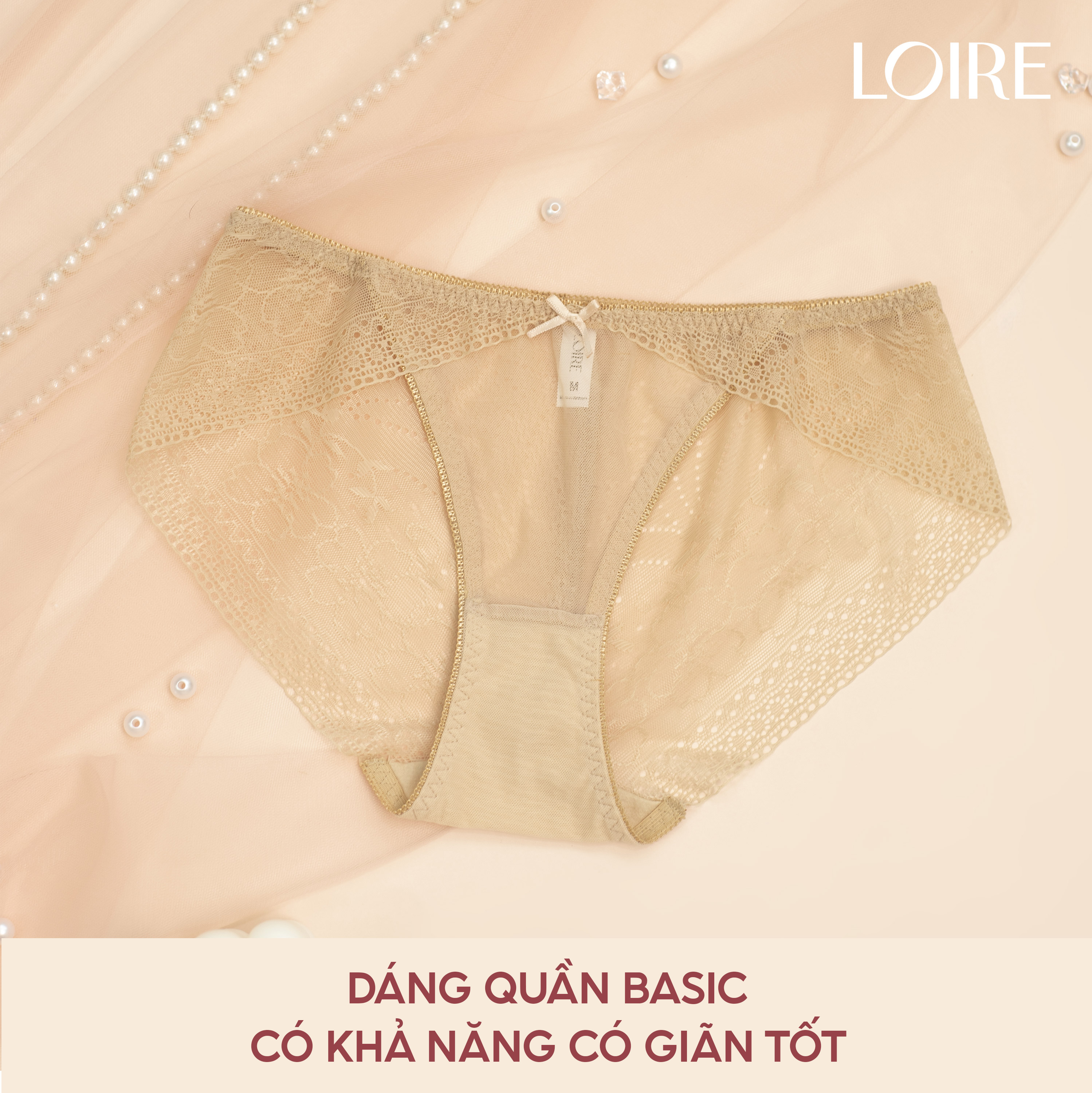 Quần Lót Ren Mềm Mịn Loirechic QLBK68