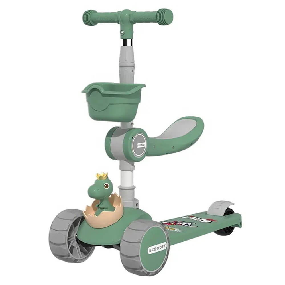 [Qùa tặng Enfa] Đồ chơi xe scooter 2 trong 1 động vật (giao mẫu ngẫu nhiên)