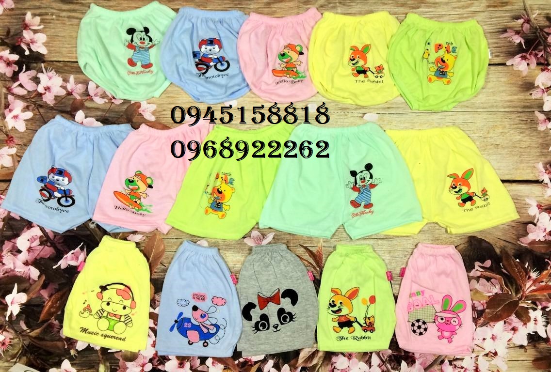 Combo 10 quần chip cho bé 4-18kg