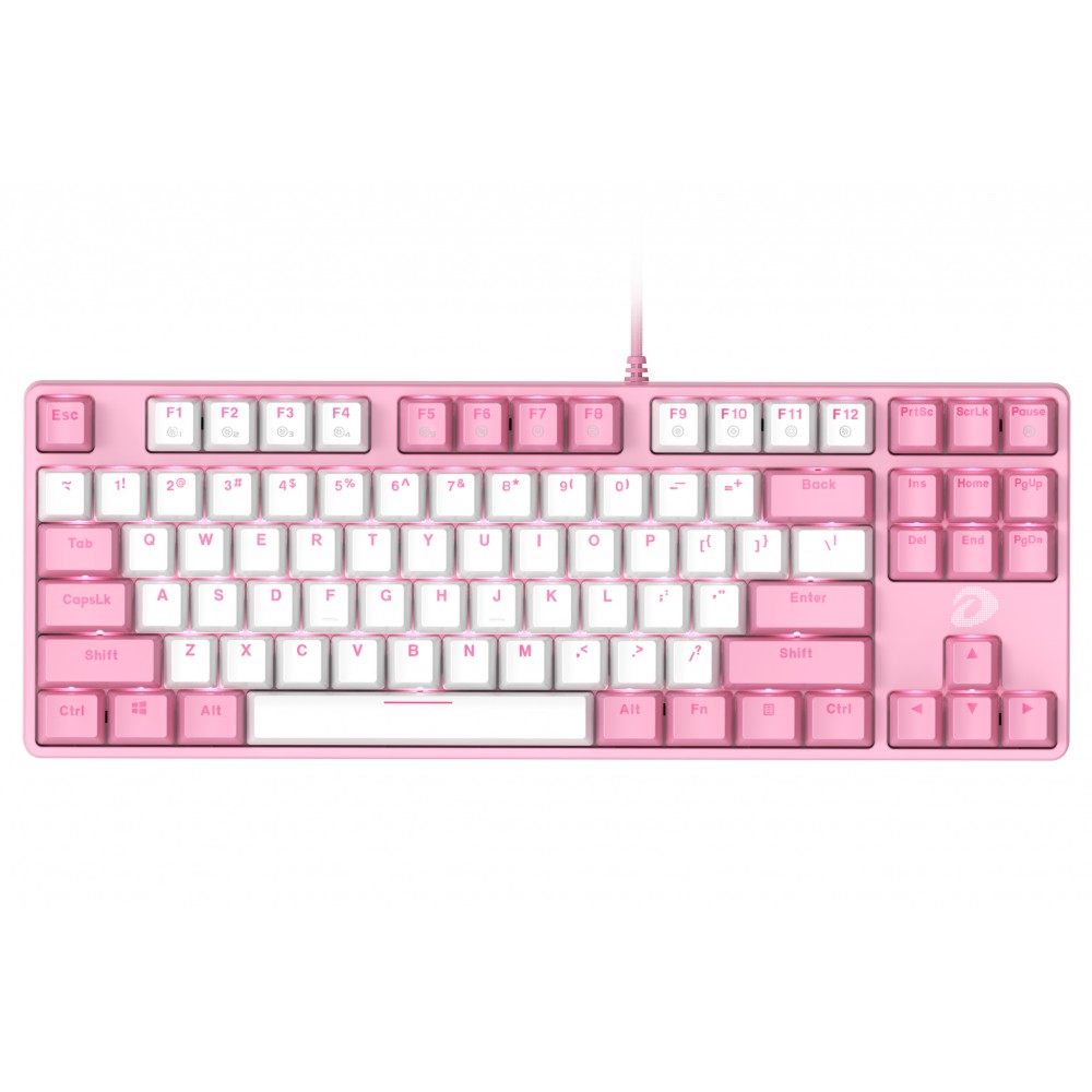 Bàn Phím Cơ Dareu EK87 Pink White - Hàng