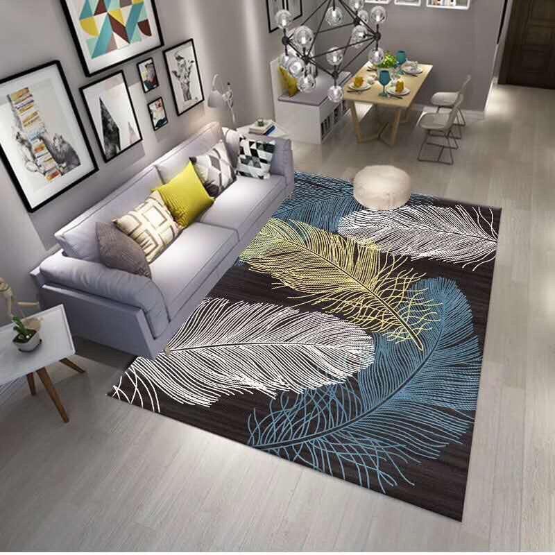 Thảm trải trang trí -Thảm Trải phòng khách và Thảm sofa Phong Cách hiện đại Châu âu-qmart