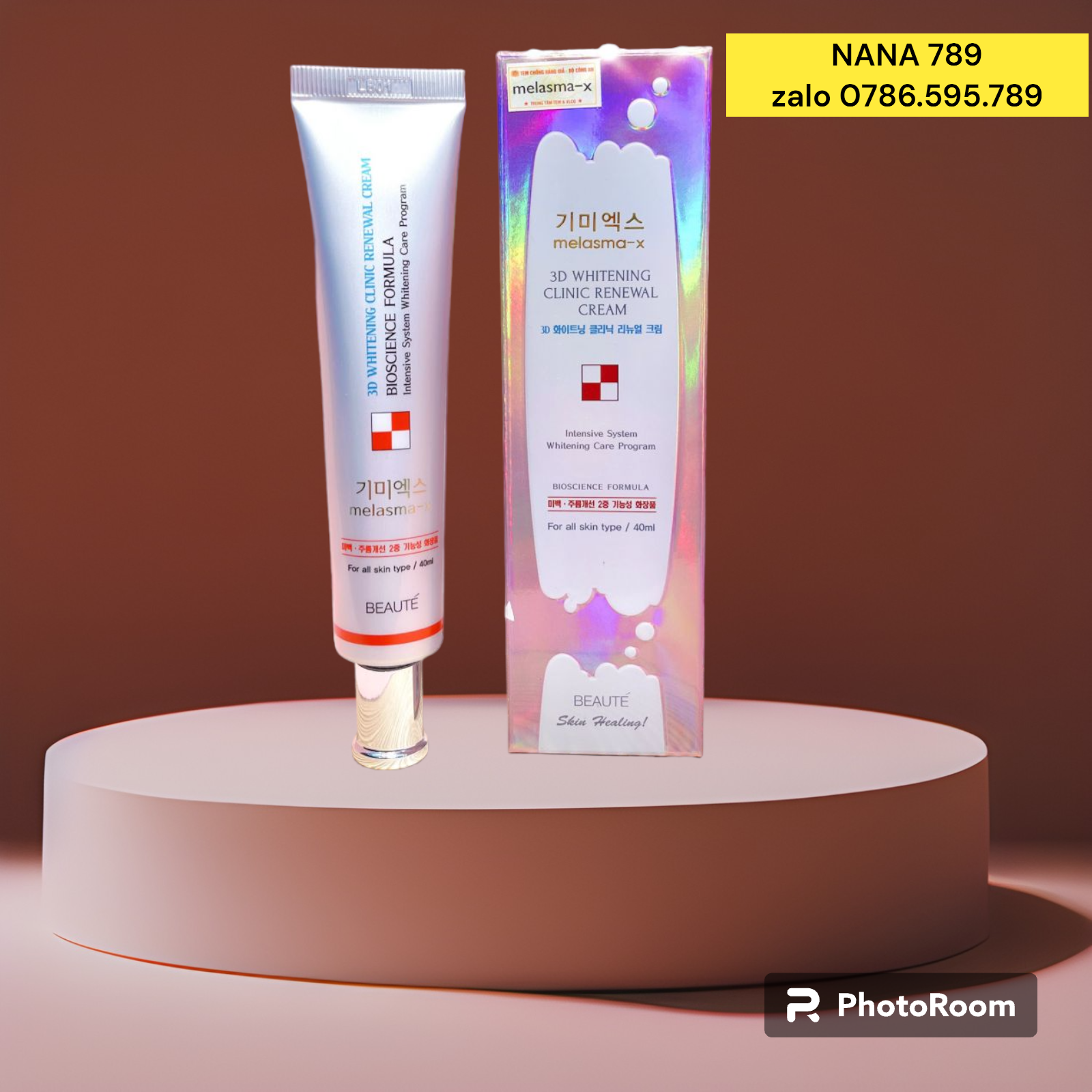 Kem Ngừa Nám Và Tàn Nhang Melasma-X 3D Whitening Clinic Cream