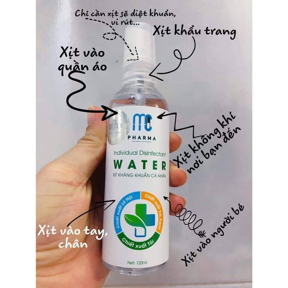 Xịt kháng khuẩn MC Pharma 120ml (Hàng công ty)