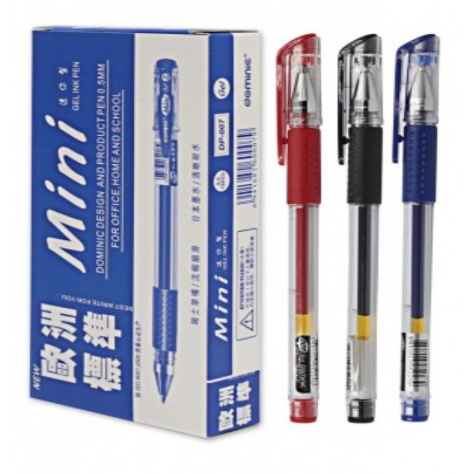 Bút Mực Nước Dominic Mini - Xanh/Đỏ/Tím/Đen (0.5mm)