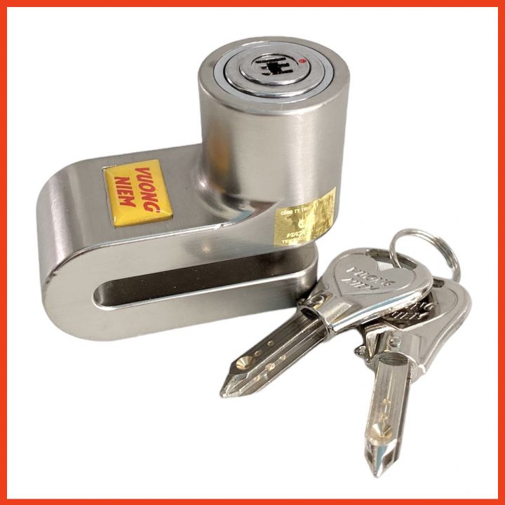 Khóa đĩa chống trộm xe máy vương miện,loại lớn⚡free ship⚡chìa chữ vạn siêu chống trộm-khóa đĩa xe máy chống trộm,ổ khoá gắn đĩa xe