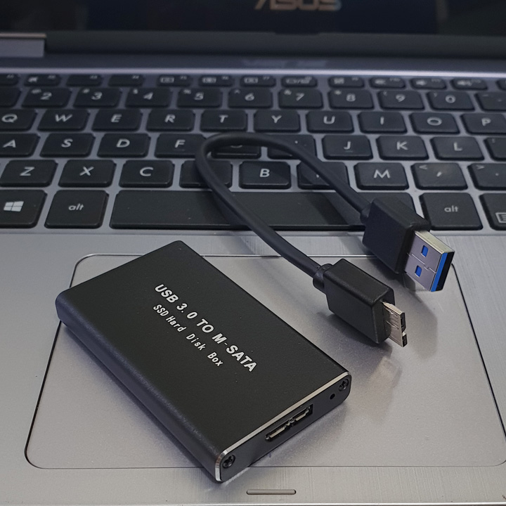 Box SSD M.2 SATA USB3.1 Blueendless M2815S - BX80