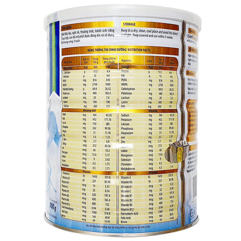 SỮA BỘT EUROFIT Gold 900G