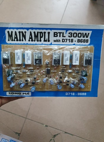 bo mạch 4 sò 1 vế song mã 300w