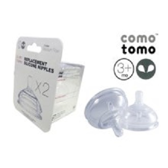 Hộp 2 Núm Ty ( 1 tia, 2 tia, 3 tia,Y cat) Cho Bình Sữa Comotomo