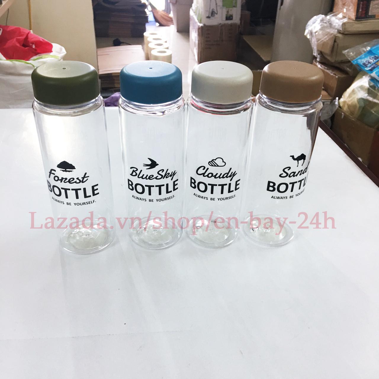 Bình uống nước có nắp đậy 500ml hàng Nhật Bản