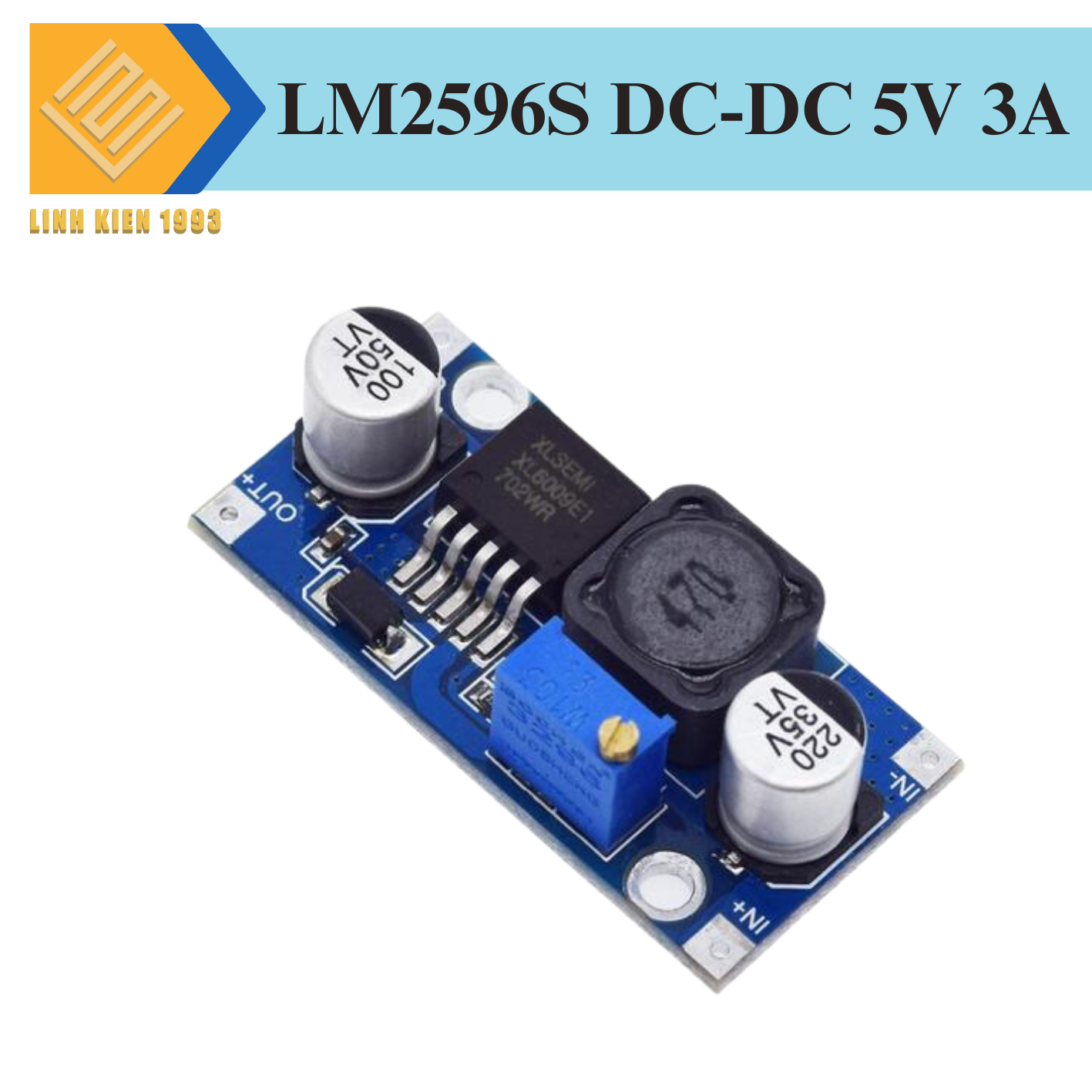 Mạch hạ áp lm2596 3A module giảm áp DC-DC Buck lm2596