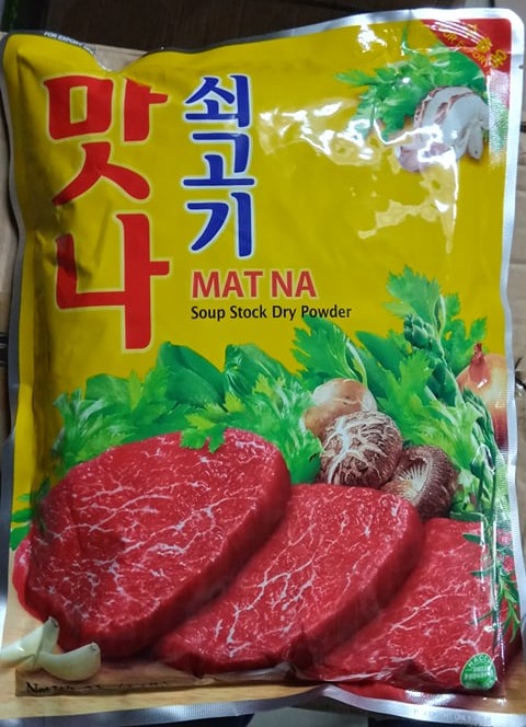 Bột Nêm Bò Hàn Quốc, Hạt Nêm Bò Matna Hàn Quốc 100g - 쇠고기 맛나