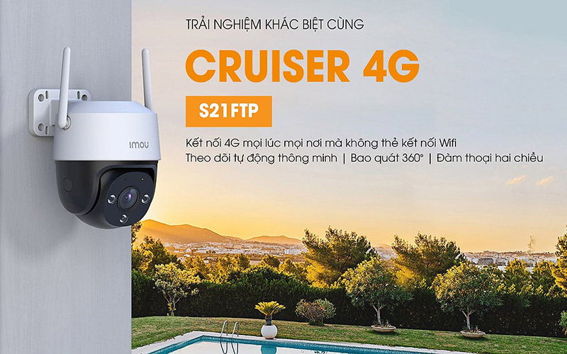 Camera Dùng Mạng Sim 4G S21FTP Imou 2 Megapixel