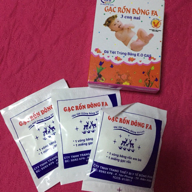 [HCM]Gạc Băng Rốn Đông Fa Cho Bé Sơ Sinh