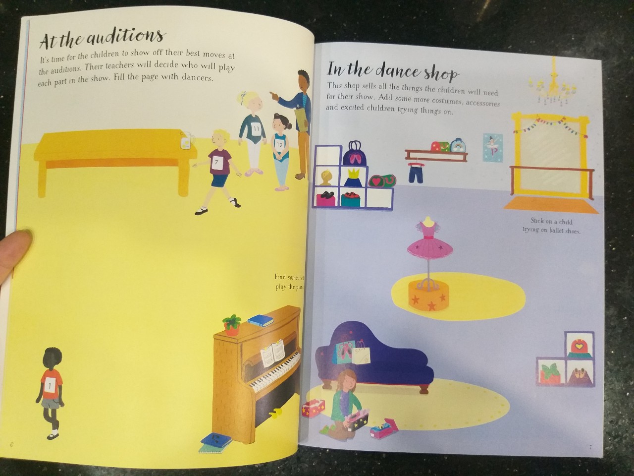 Usborne Sticker Book - Ballet show