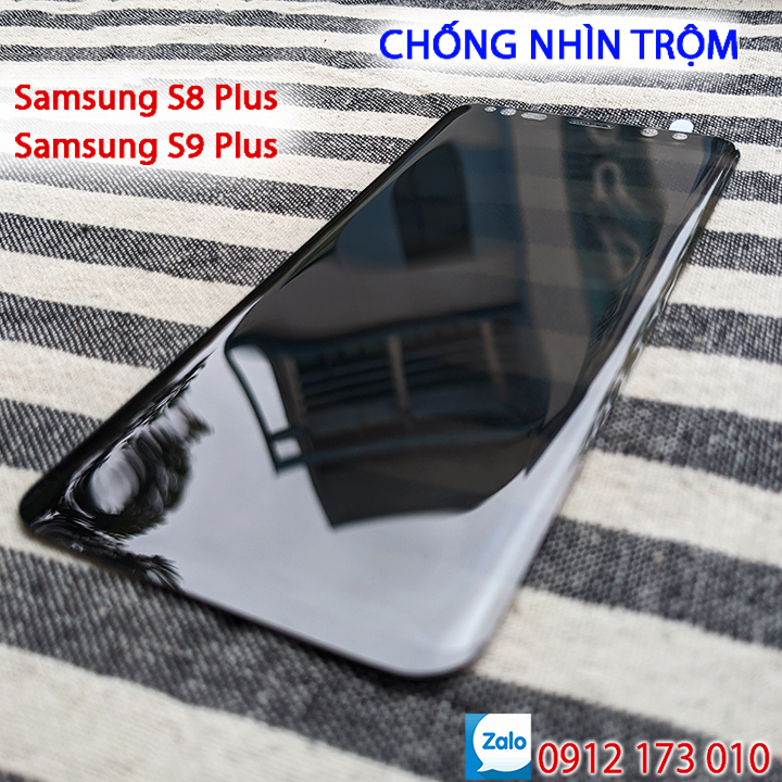 Kính chống nhìn trộm Samsung Galaxy S8 Plus - S9 Plus full màn hình 9D / Kính cường lực Samsung S8 Plus, S9 Plus tràn màn hình - chống nhìn trộm - Seashop