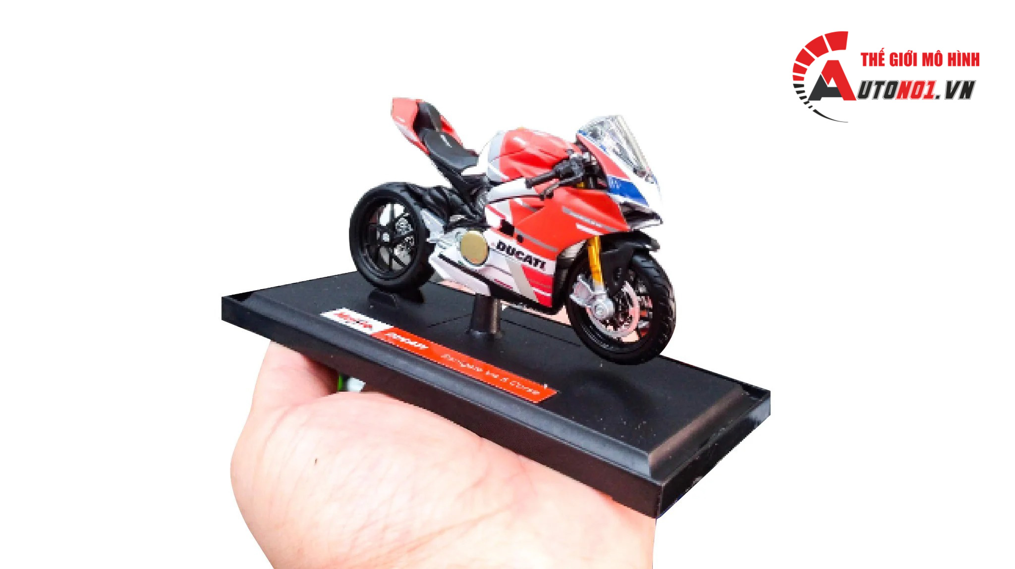 Mô hình xe Ducati Panigale V4S corse red 1:18 Maisto 6819