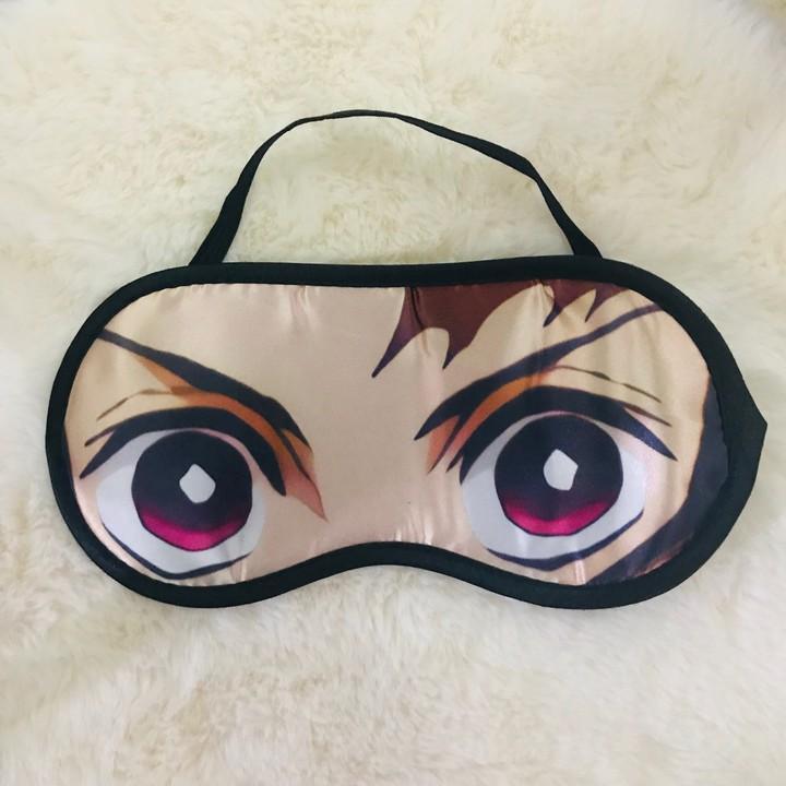 Bịt mắt Kimetsu no Yaiba Tanjirou Nezuko Thanh gươm diệt quỷ in hình anime