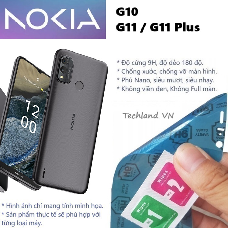 Cường Lực Phủ Nano Nokia G10 / G11 / G11 Plus - Trong Suốt, Không Full Màn, Không Viền Đen