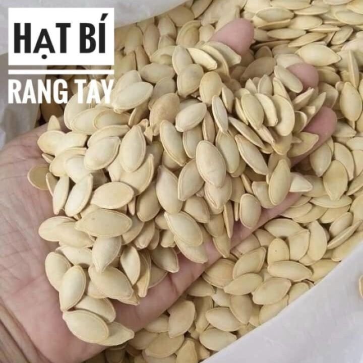 Hạt bí (trắng- rang tay) {Khối lượng tịnh, không tính bao bì}