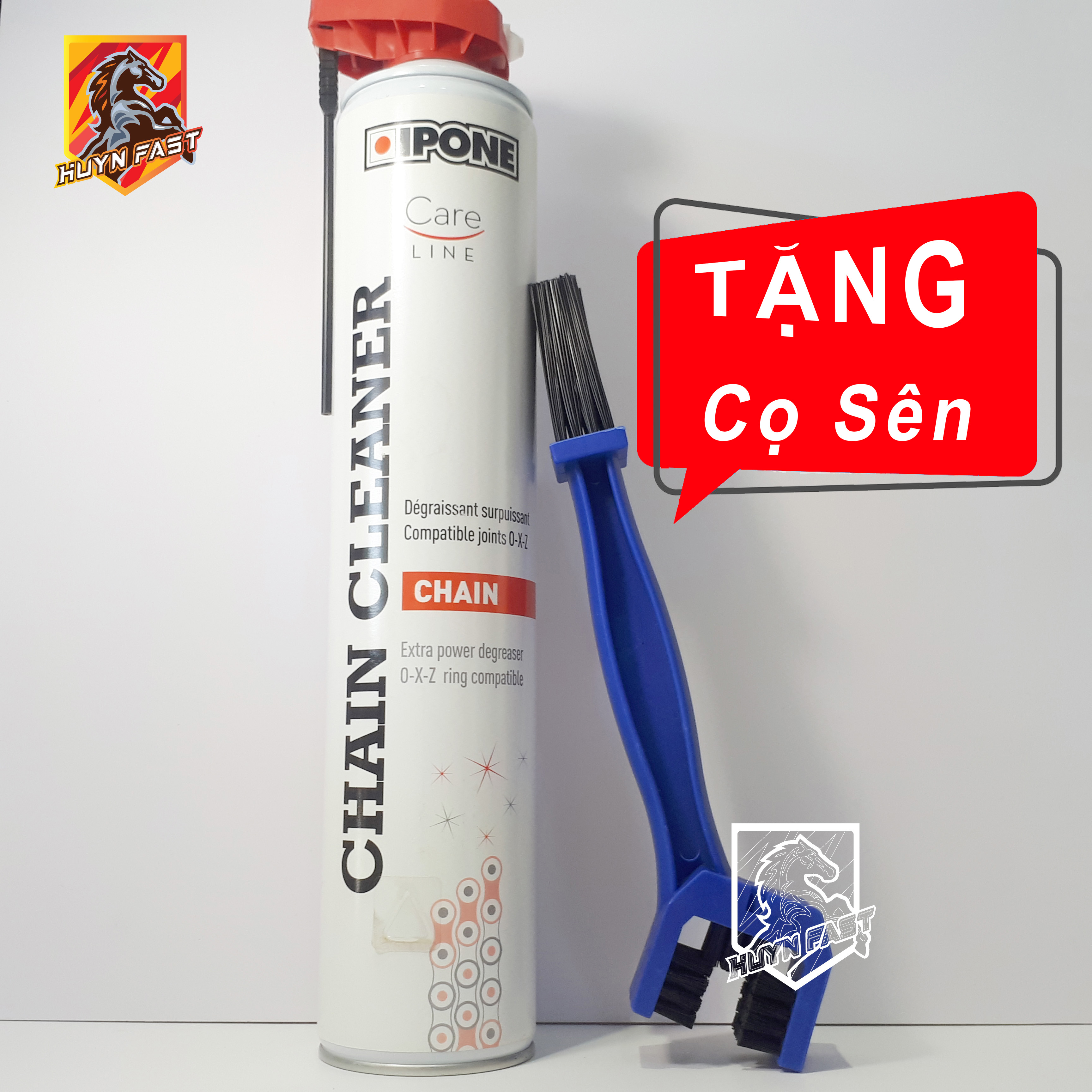 Xịt Vệ Sinh Sên IPONE CHAIN CLEANER 750ML (TẶNG KÈM CỌ SÊN)