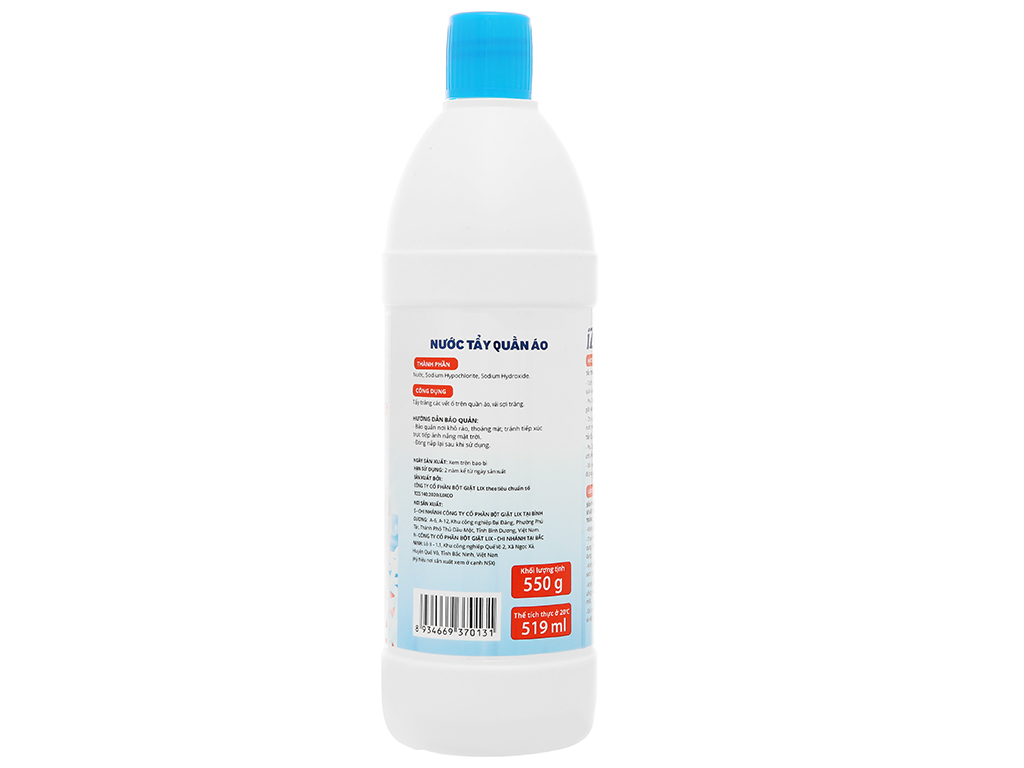 Nước tẩy quần áo (b) IZI HOME 550g