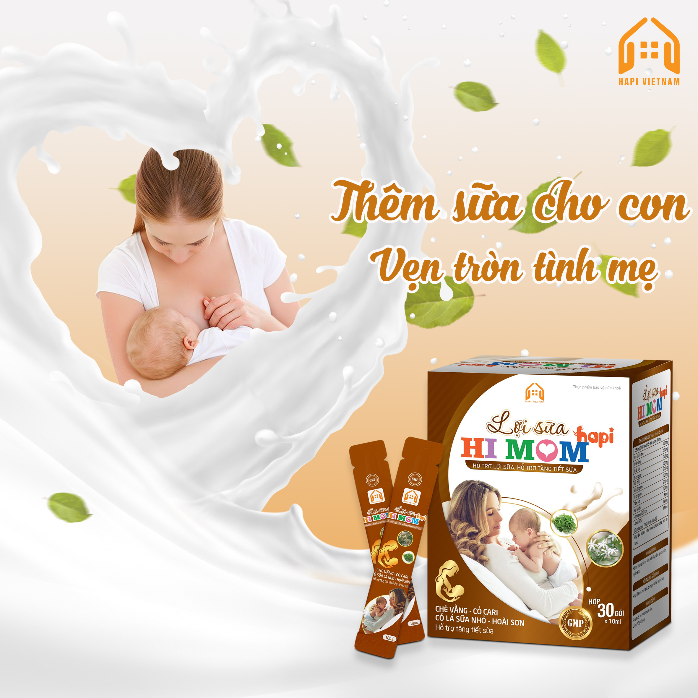 COMBO 10 GÓI LỢI SỮA HI MOM HAPI