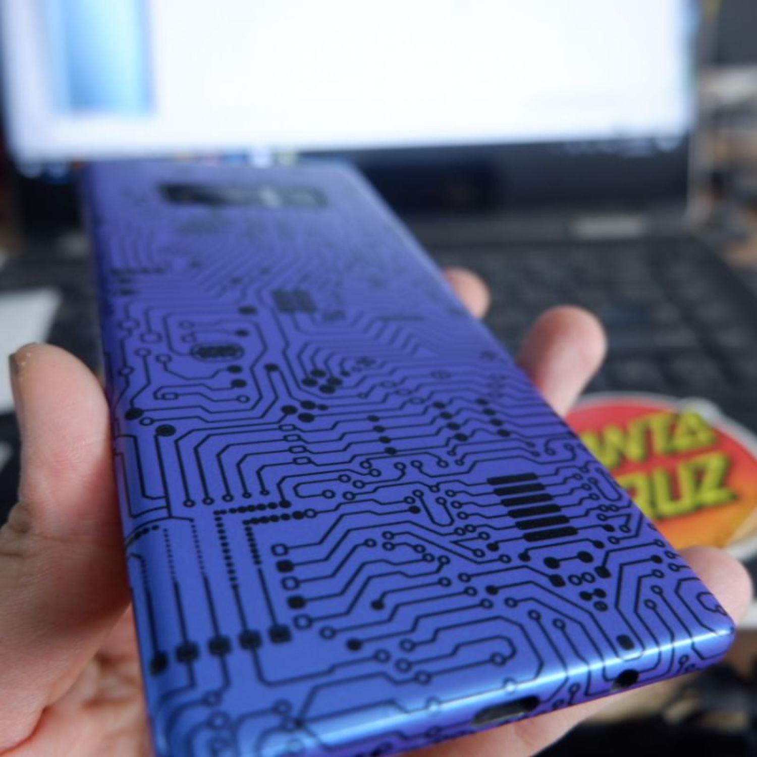 miếng dán skin samsung Note 8 , Note 9 full viền 3M Mỹ
