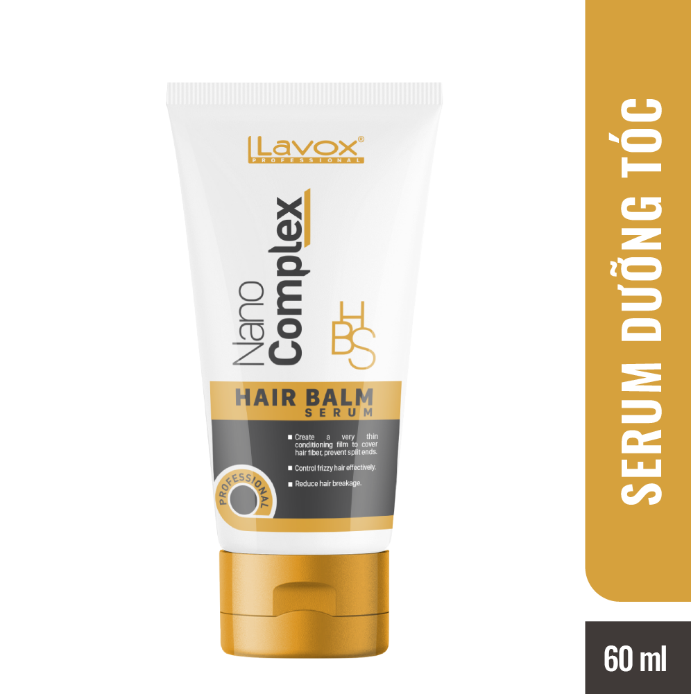 Serum Siêu Dưỡng Tóc Lavox Nano Complex 60ml Hair Balm Giữ Ẩm Tóc, Dưỡng Tóc Mượt Lamimi Chính Hãng