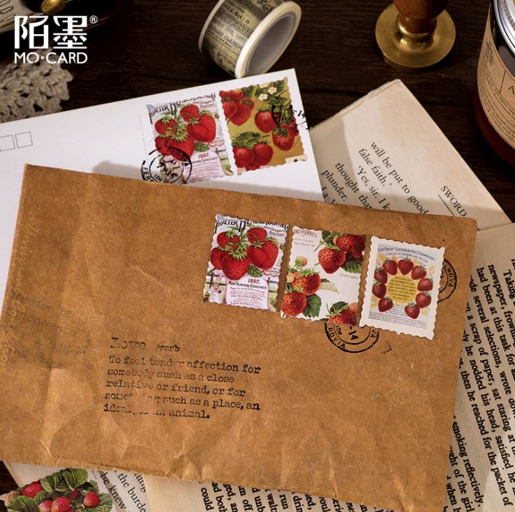 Bộ 46 Sticker Dâu Tây Siêu Đáng Yêu E129