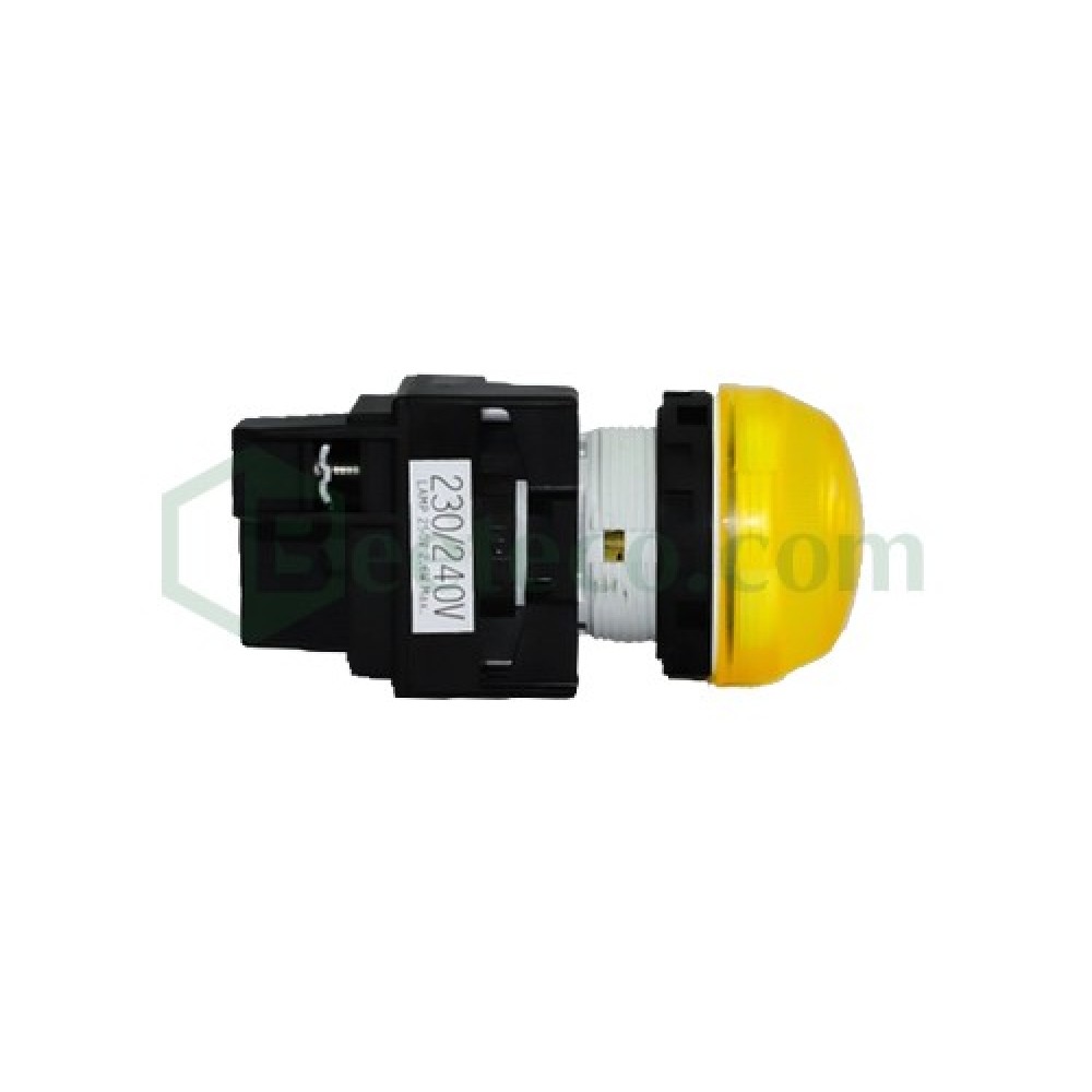 YW1P-2EQM3 : Đèn báo Idec phi 22, loại vòm, 220V AC/DC