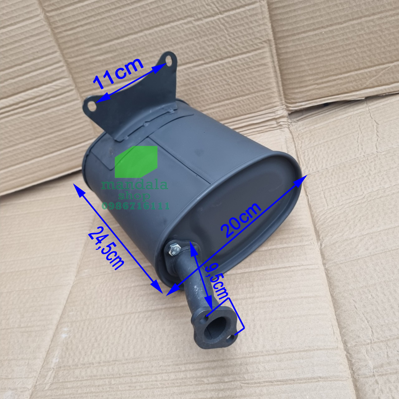 Bô xả, bô lửa máy phát điện 3kw - 5 kw
