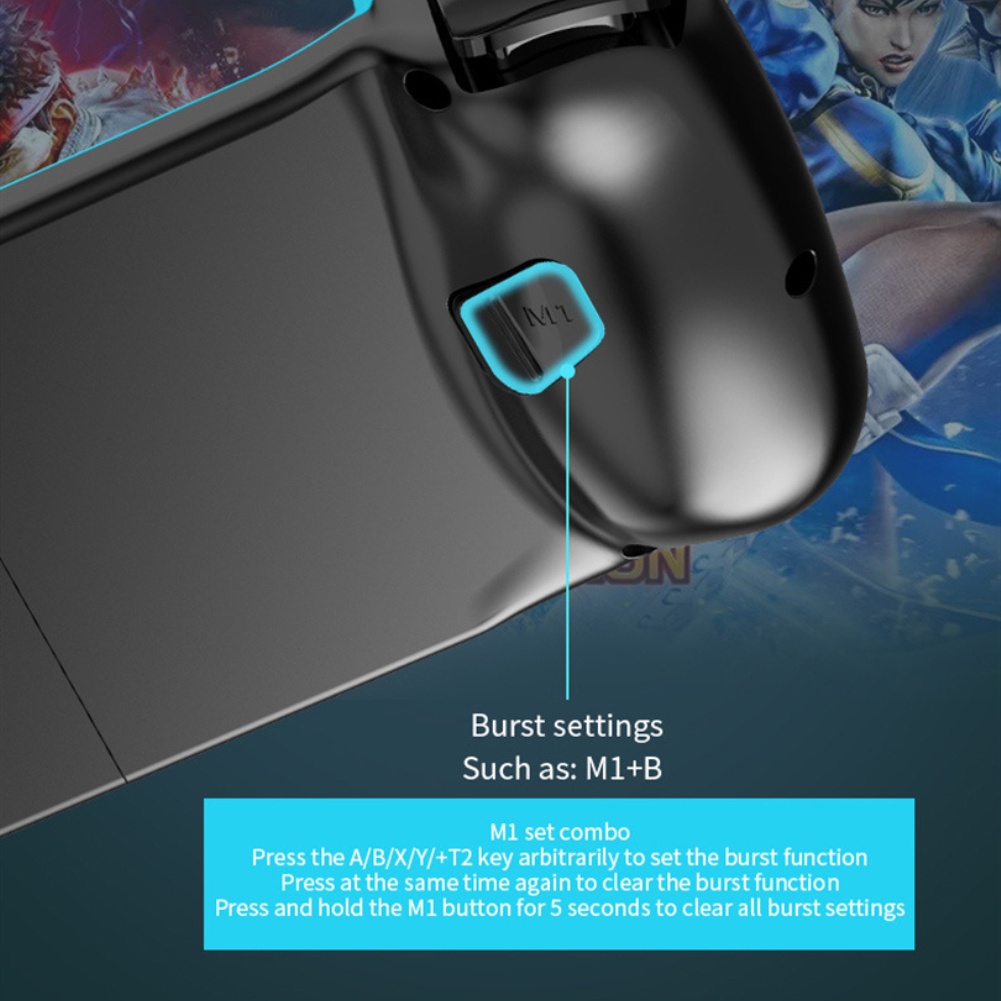Tay Cầm Chơi Game Không Dây Bluetooth 5.0 Cho Android IOS Phone PC PS4