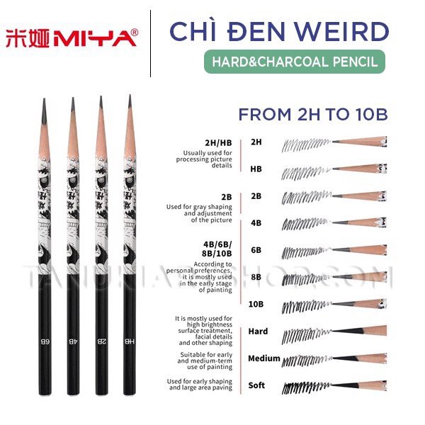 Bút chì MIYA Weird Pencil