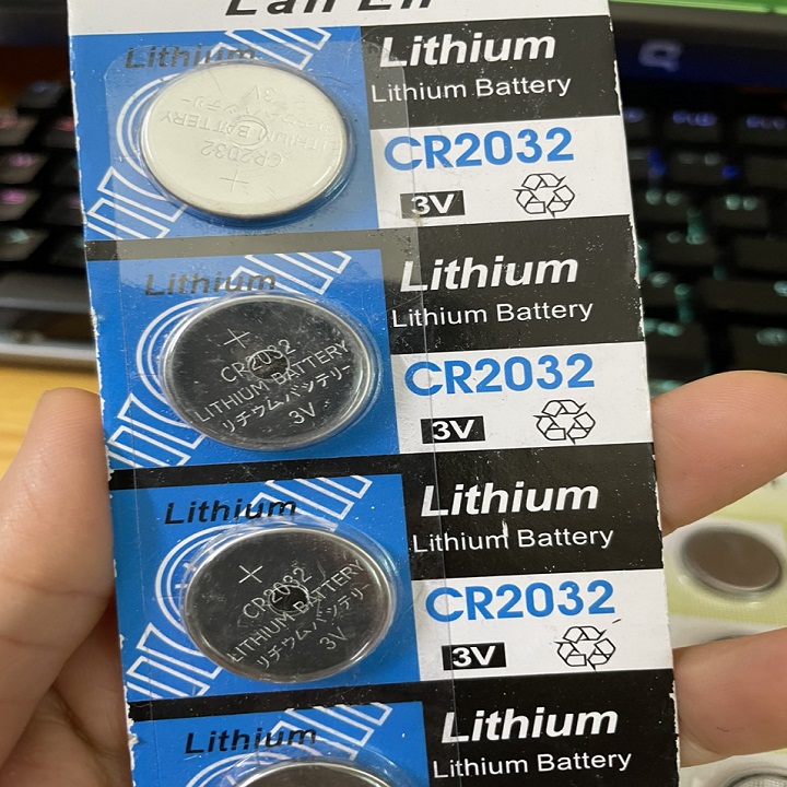 [1 blister 5 tablets] copper pin money 3v CR2032. Choose the type. Use for electrical appliances, electronics, remote, v,v. -143