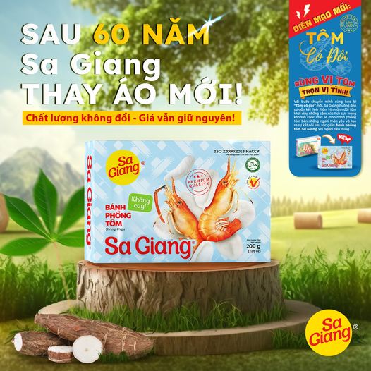 Bánh Phồng Tôm Đặc Biệt Sa Giang 200gr